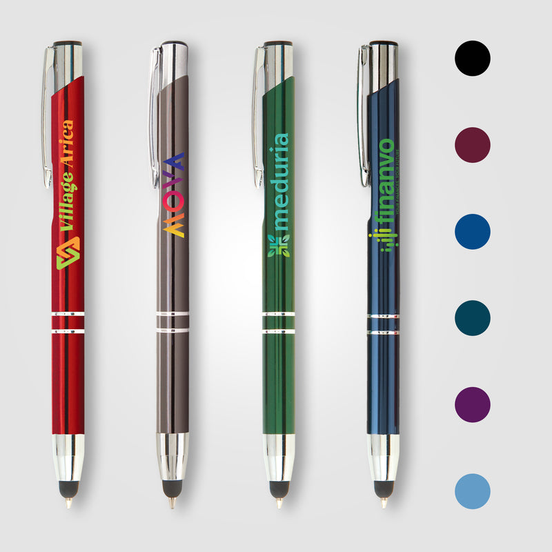 Tres-Chic Touch Stylus - ColorJet - Full-Color Metal Pen-zoom-