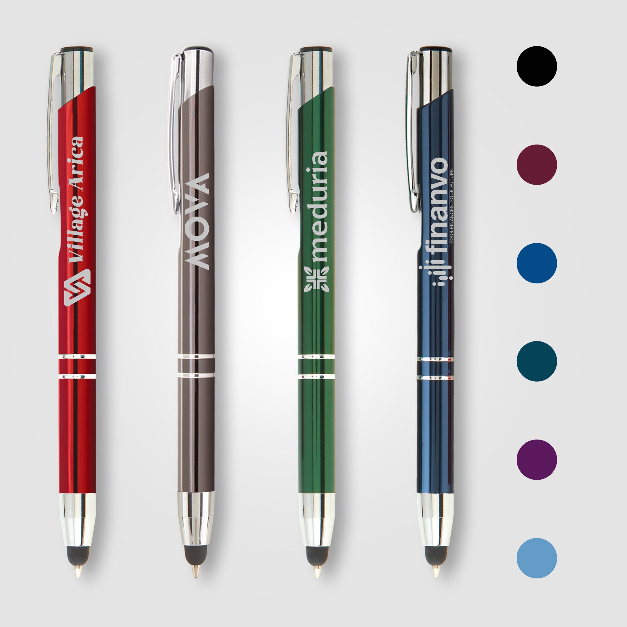 Tres-Chic Touch Stylus - Laser Engraved - Metal Pen-zoom-1