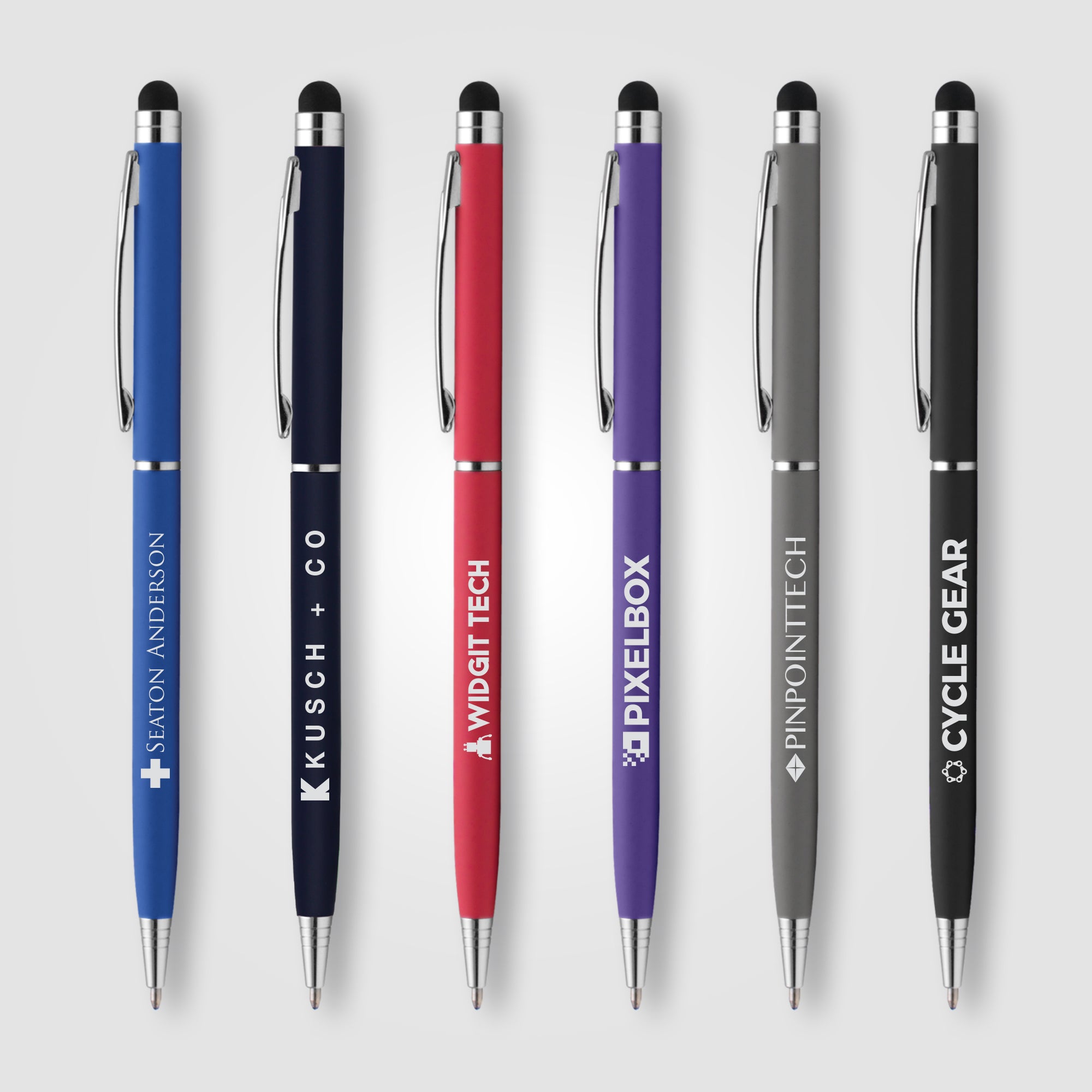 Minnelli Softy w/ Stylus - Laser Engraved - Metal Pen