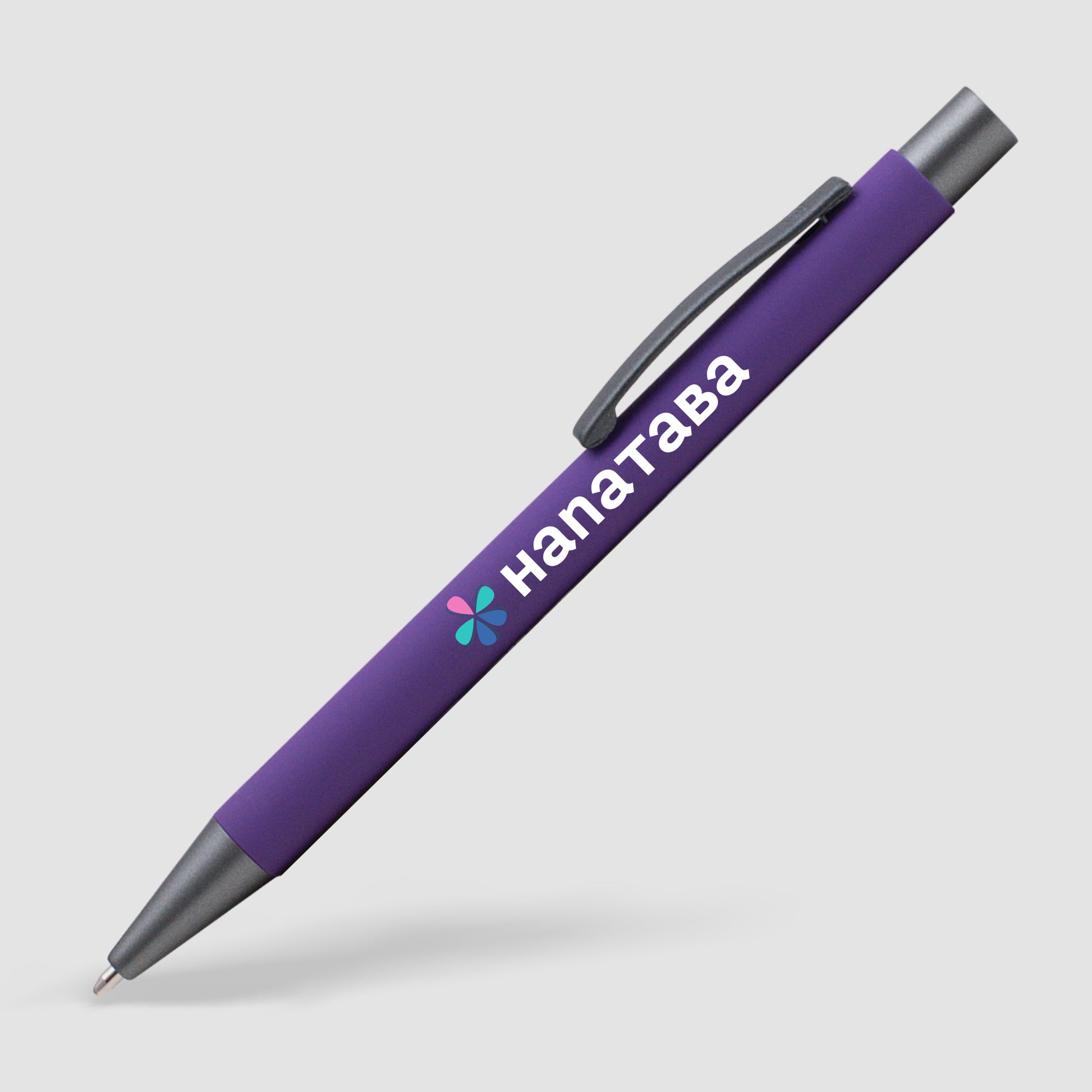Bowie Softy w/Rubberized Finish - ColorJet - Full Color Metal Pen-4