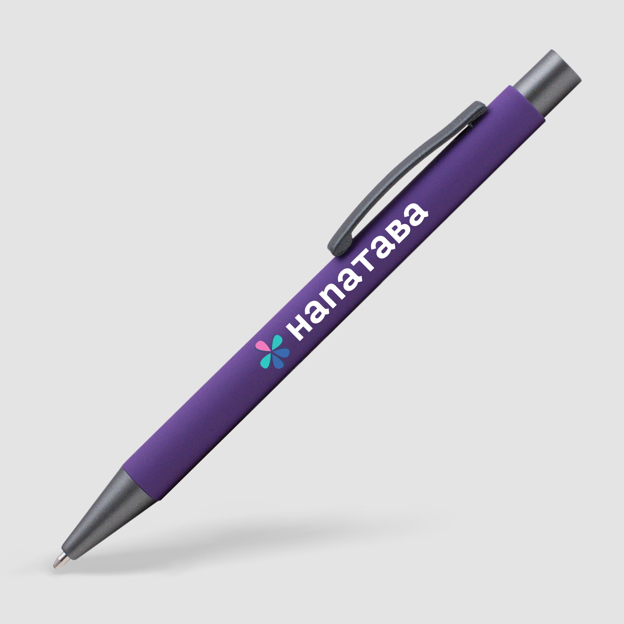 Bowie Softy w/Rubberized Finish - ColorJet - Full Color Metal Pen-zoom-4