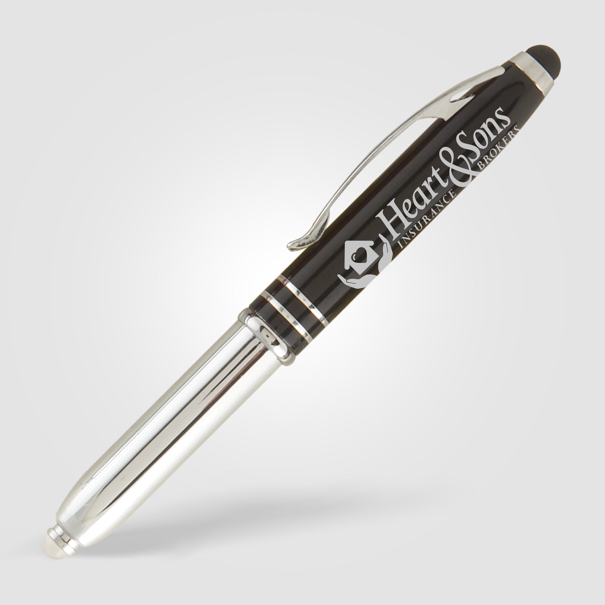 Vivano Duo w/LED Light & Stylus - LaserMax - Metal Pen