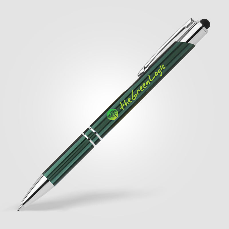 Tres-Chic w/Stylus - ColorJet - Full Color Metal Pen-zoom-