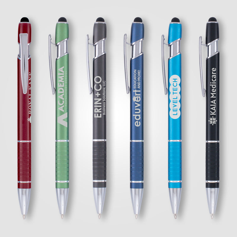 Ellipse Stylus - Laser Engraved - Metal Pen-zoom-