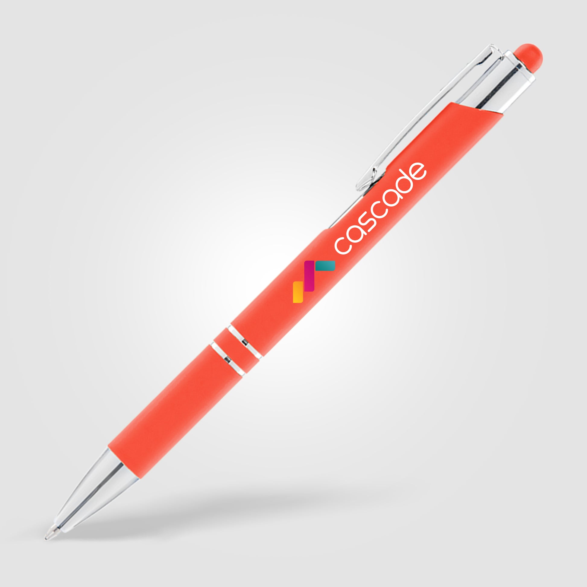 Tres-Chic Softy Pen w/ Stylus Top - ColorJet-8