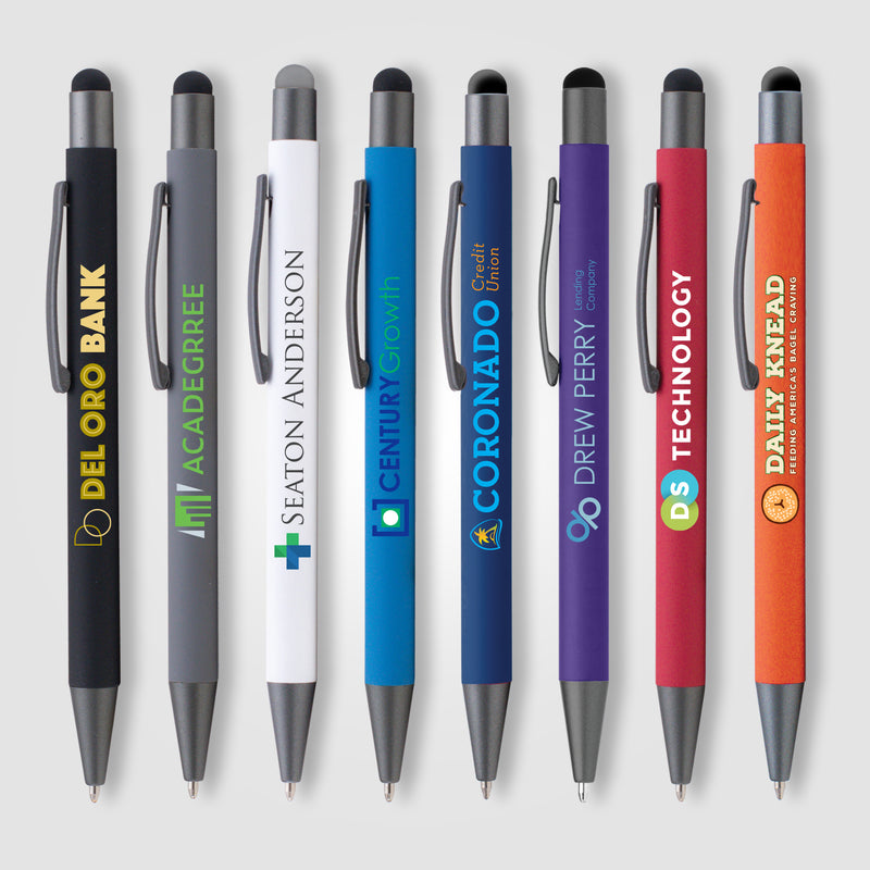 Bowie Softy w/Stylus - ColorJet - Full-Color Metal Pen-zoom-