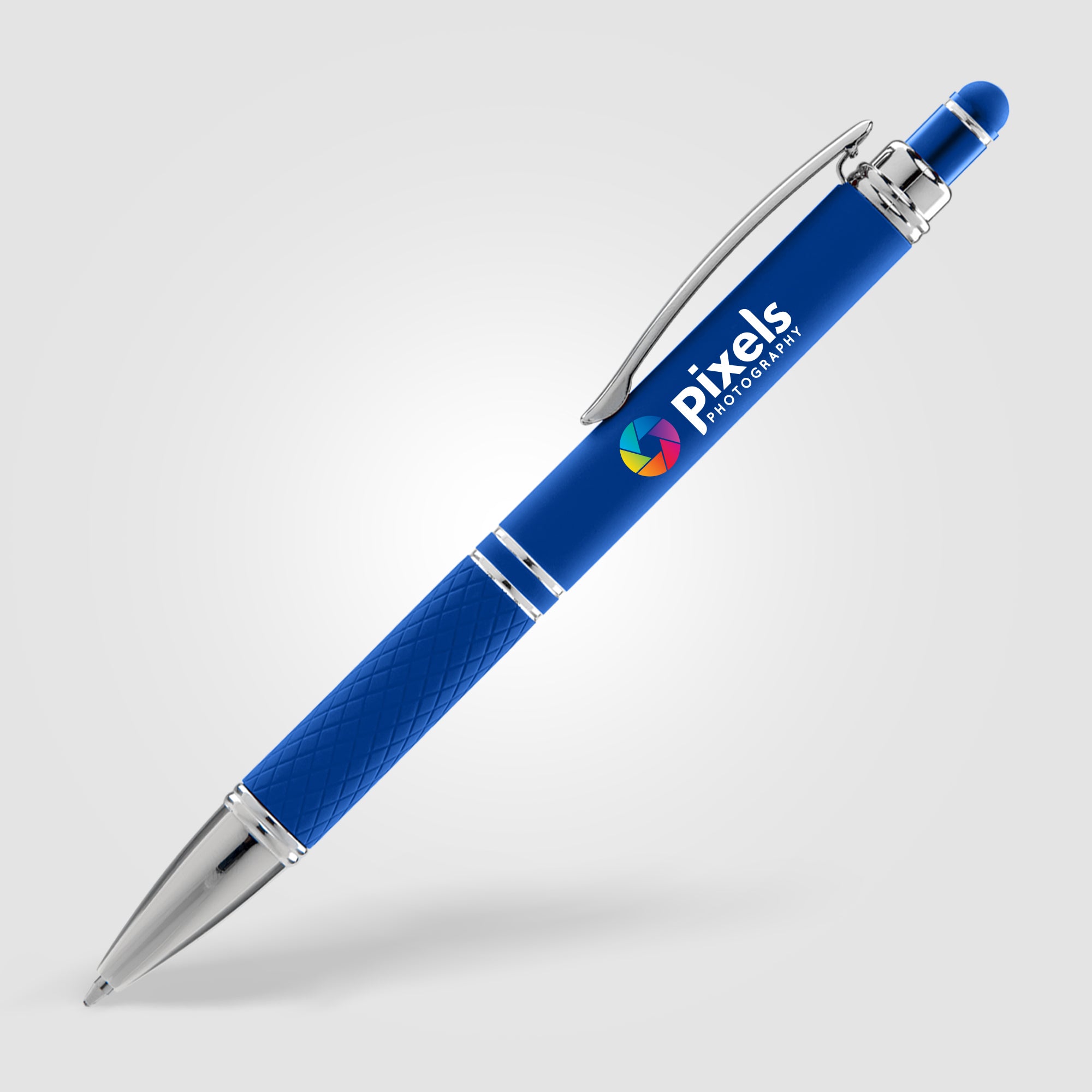 Phoenix Softy w/Stylus - ColorJet - Full Color Metal Pen-zoom-4