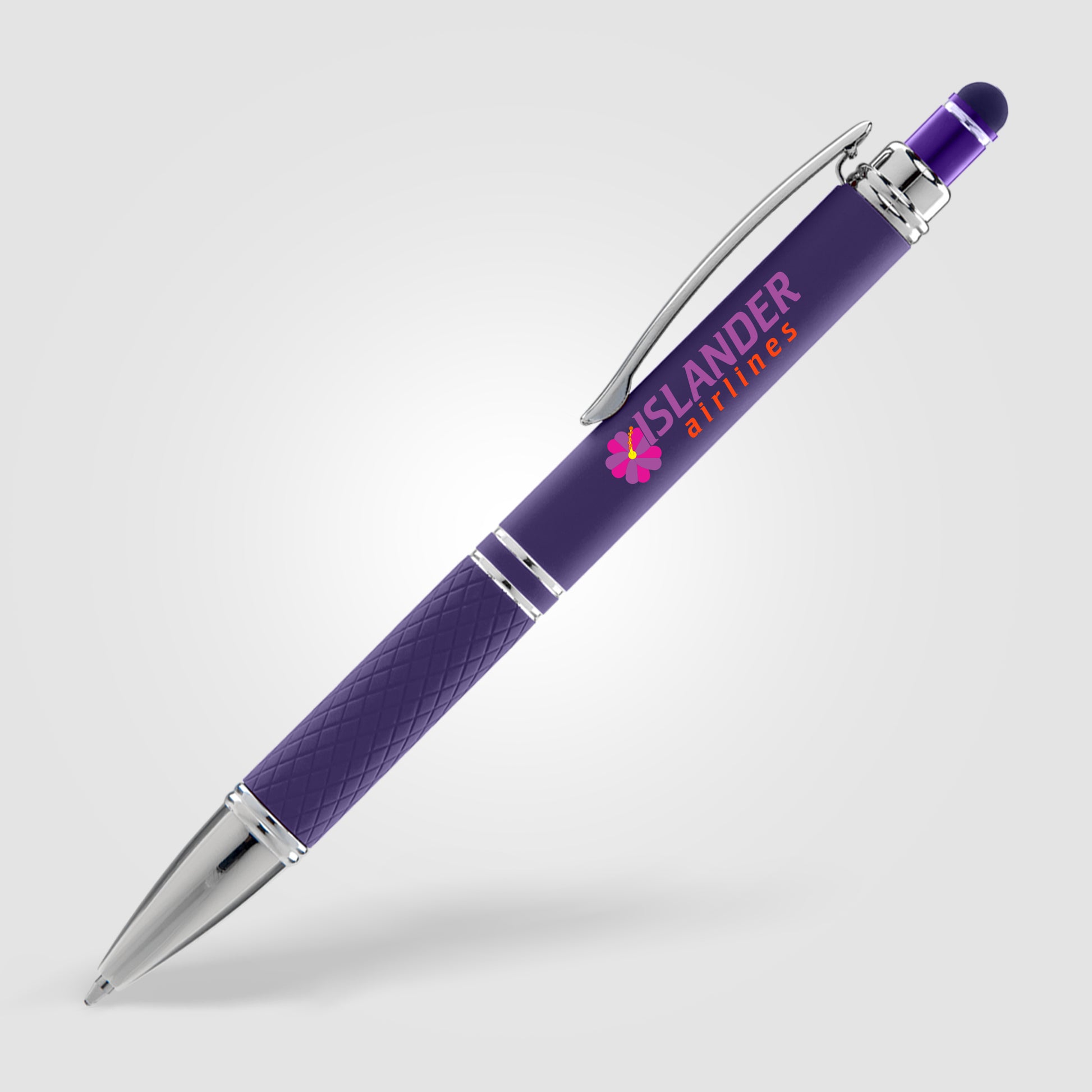Phoenix Softy w/Stylus - ColorJet - Full Color Metal Pen-6