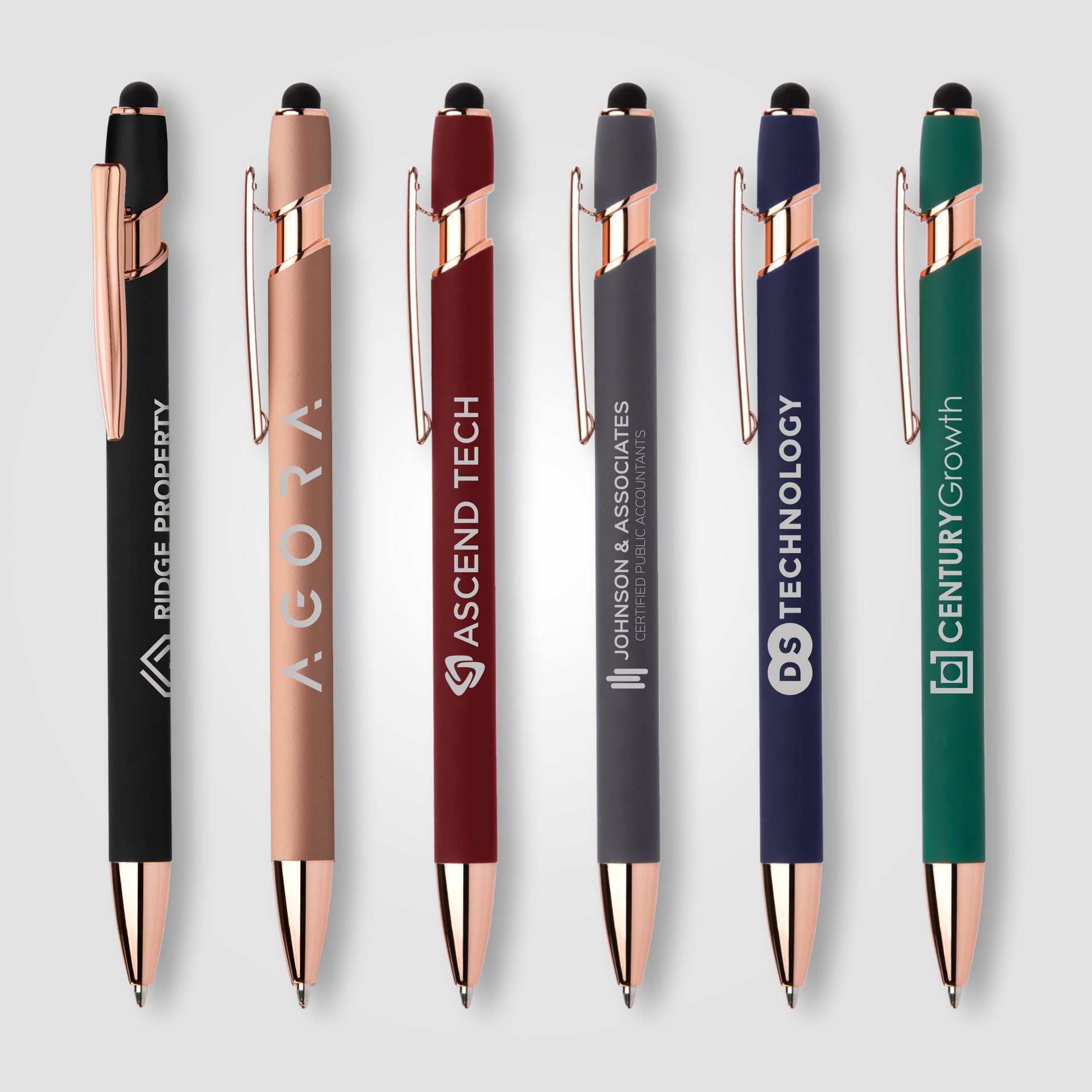 Ellipse Softy Rose Gold Classic w/ Stylus - Silver Laser-1