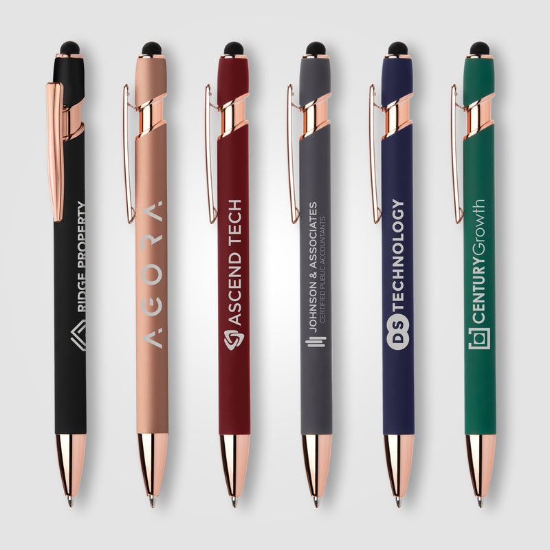 Ellipse Softy Rose Gold Classic w/ Stylus - Silver Laser-zoom-