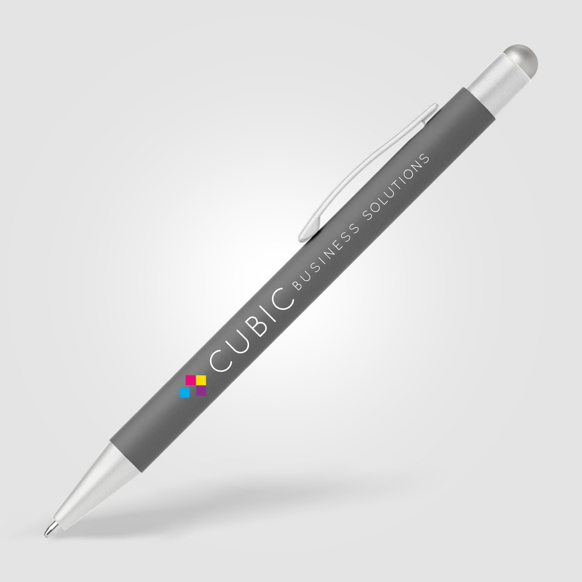 Bowie Softy Satin with Stylus - Full Color Metal Pen-6