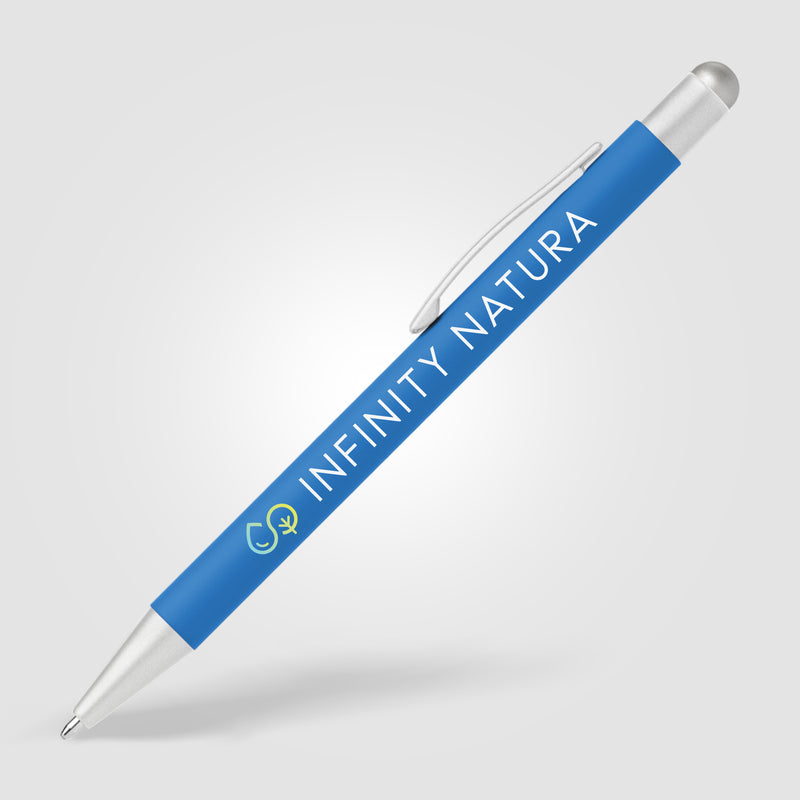 Bowie Softy Satin with Stylus - Full Color Metal Pen-zoom-