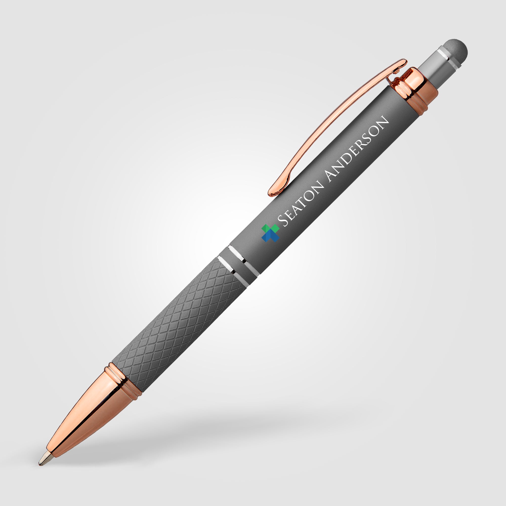 Phoenix Softy Rose Gold Metallic Pen w/ Stylus - ColorJet-zoom-4