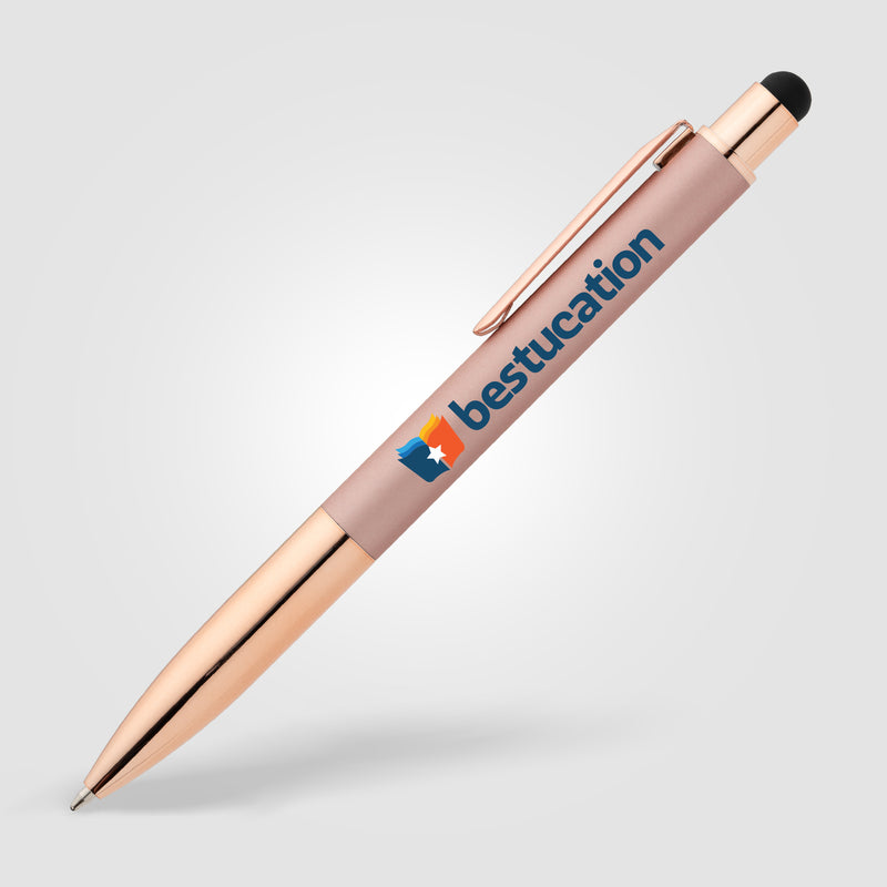 Baltic Softy Rose Gold Pen w/ Stylus - ColorJet-zoom-