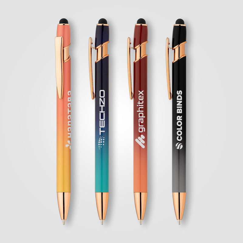 Ellipse Ombre Rose Gold Stylus Pen-zoom-