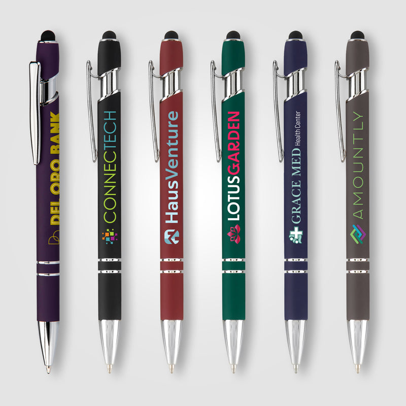 Ellipse Softy Gel Pen w/Stylus - ColorJet-zoom-