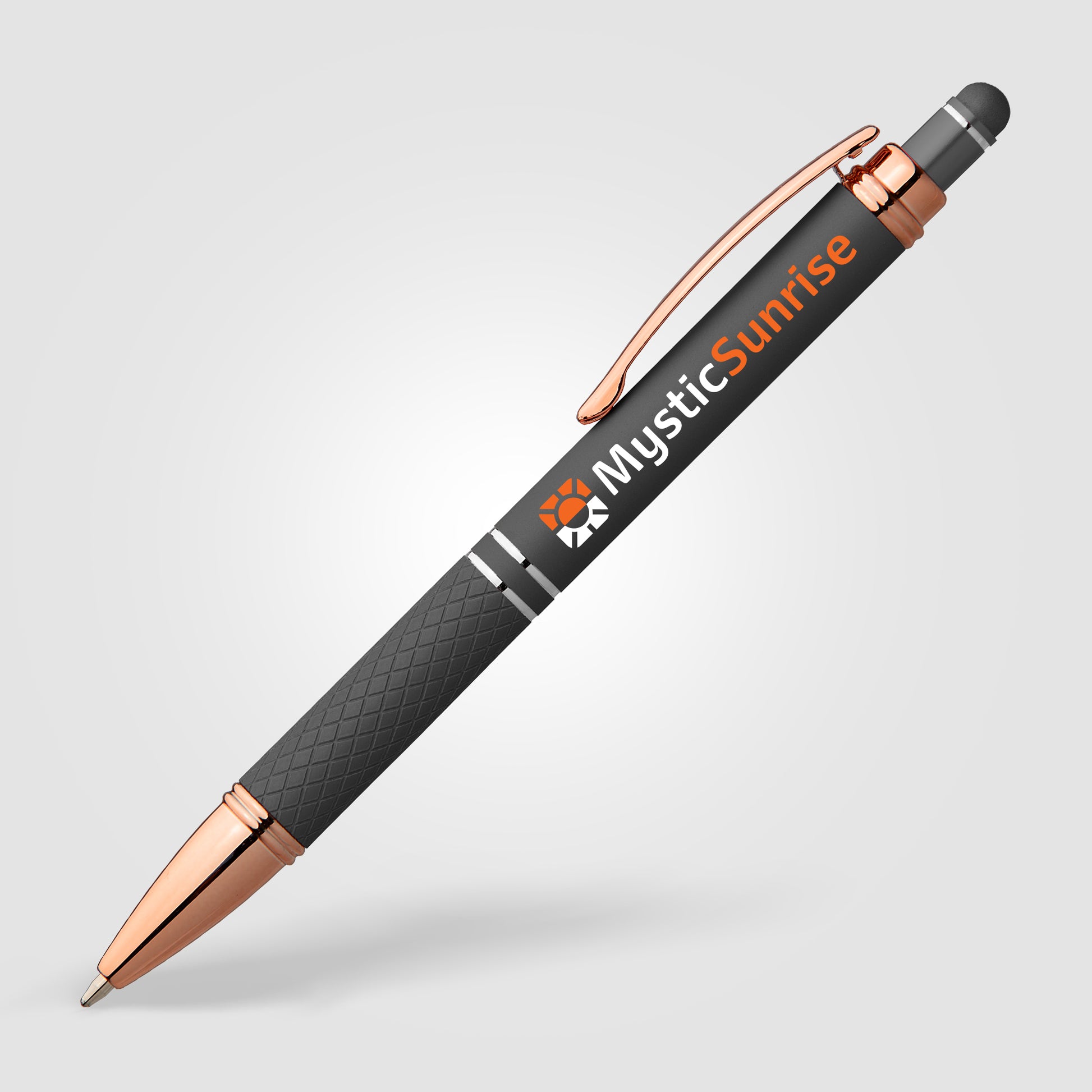 Phoenix Softy Rose Gold Gel Pen w/Stylus - ColorJet-2