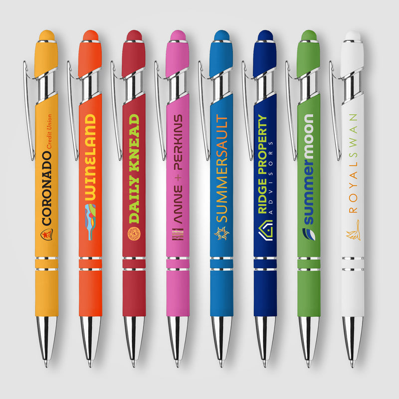 Ellipse Softy Brights Gel Pen w/Stylus - ColorJet-zoom-