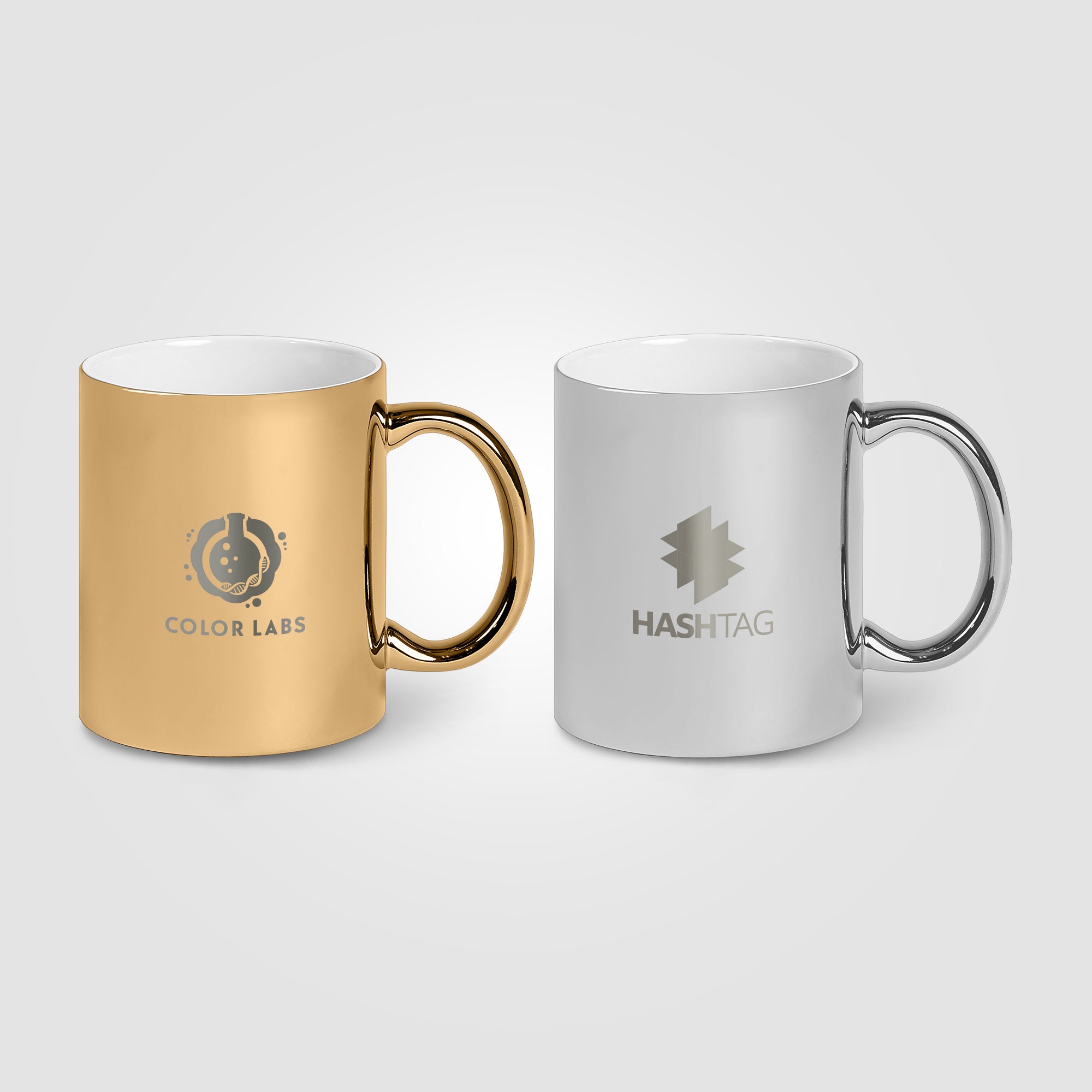 Image of the Deco - 11 oz. Metallic Ceramic Mug promotional product, SKU MVD.