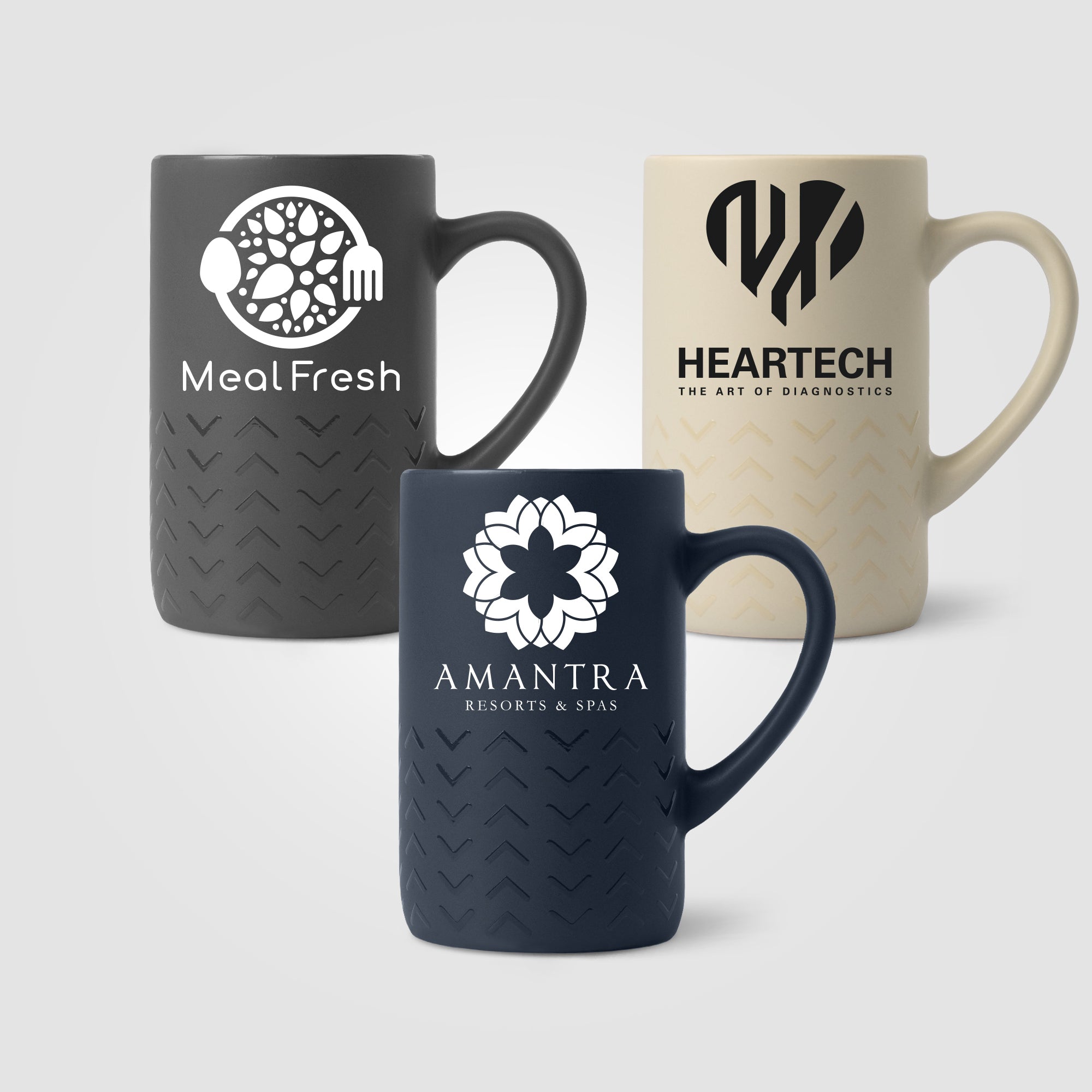 Image of the Café Chalet - 13 oz. Ceramic Mug - Silk Screen promotional product, SKU MVH.