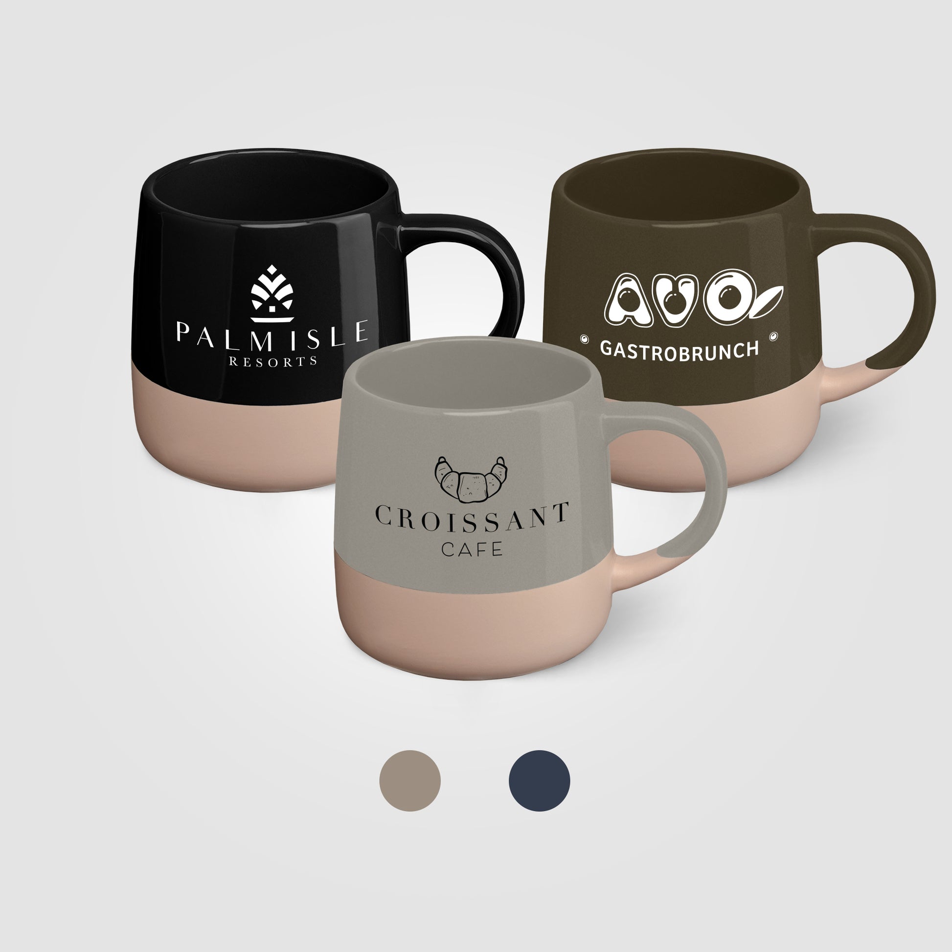 Image of the Atlas Ceramic Color Block Mug - 15 oz. promotional product, SKU MVL.