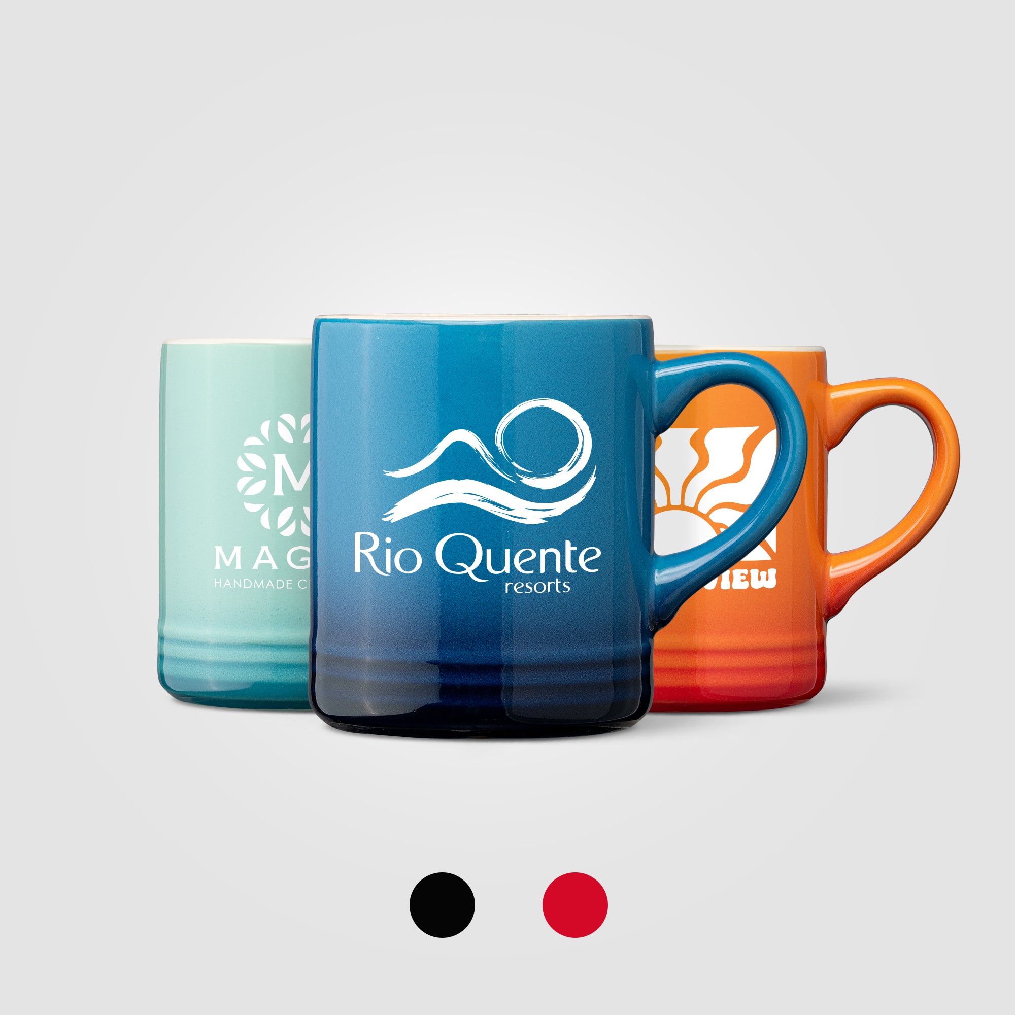 Image of the Corin Ceramic Ombre Silhouette Mug - 12oz promotional product, SKU MVQ.