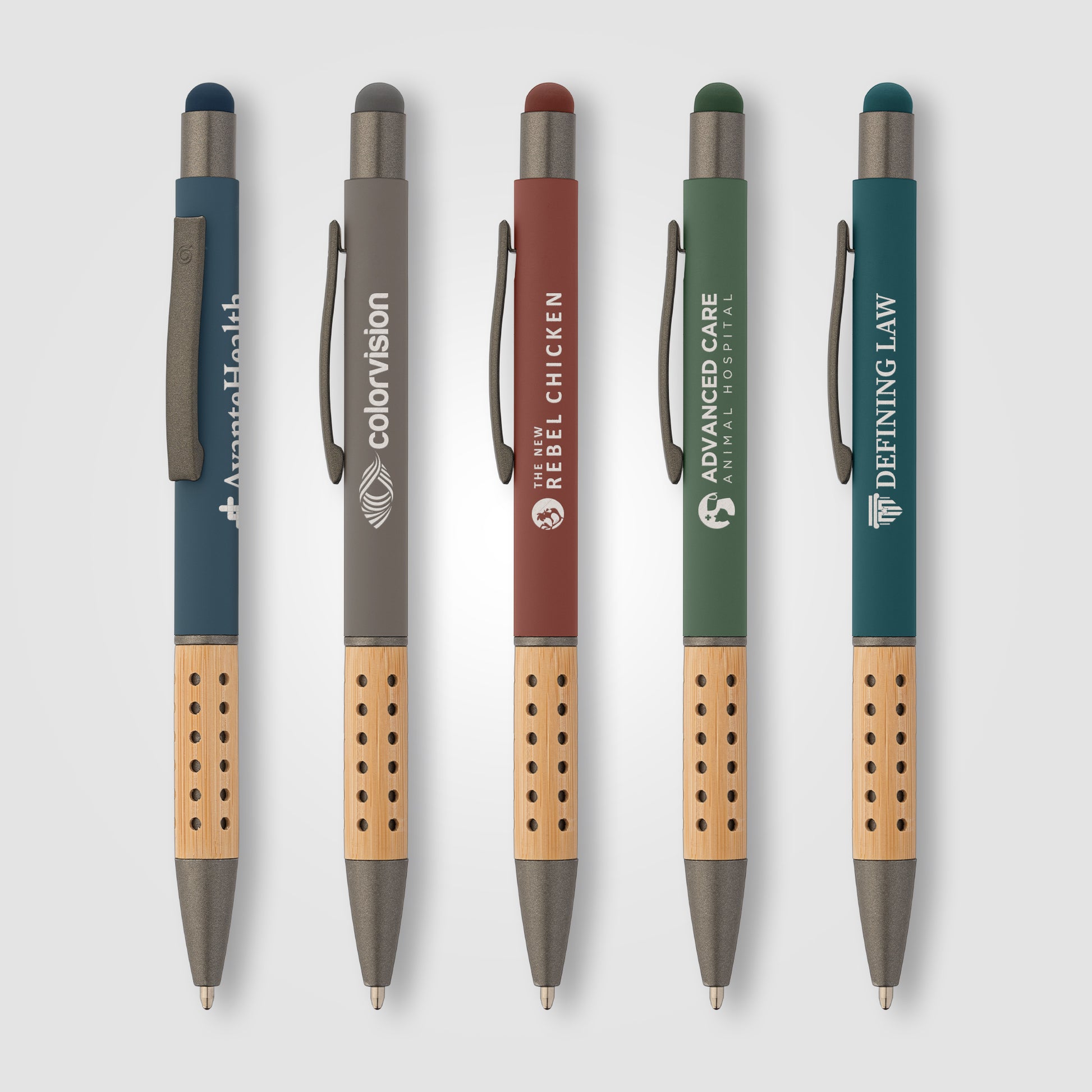 Bowie Bamboo Grip Stylus Pen-1