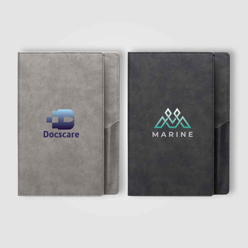 Momento Recycled Plastic Suede Texture Journal - A5 - ColorJet-zoom-