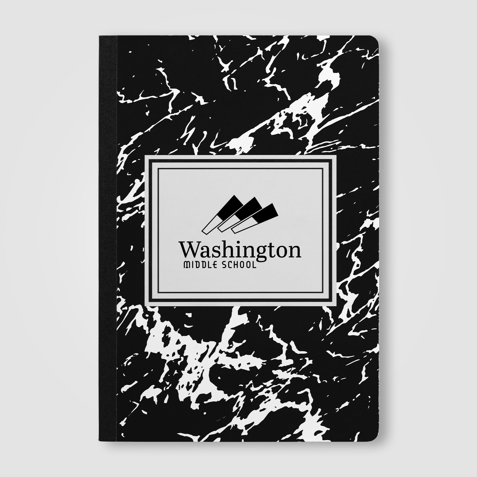 Slate FSC Paper Marble Hardcover Composition Notebook – A5-2