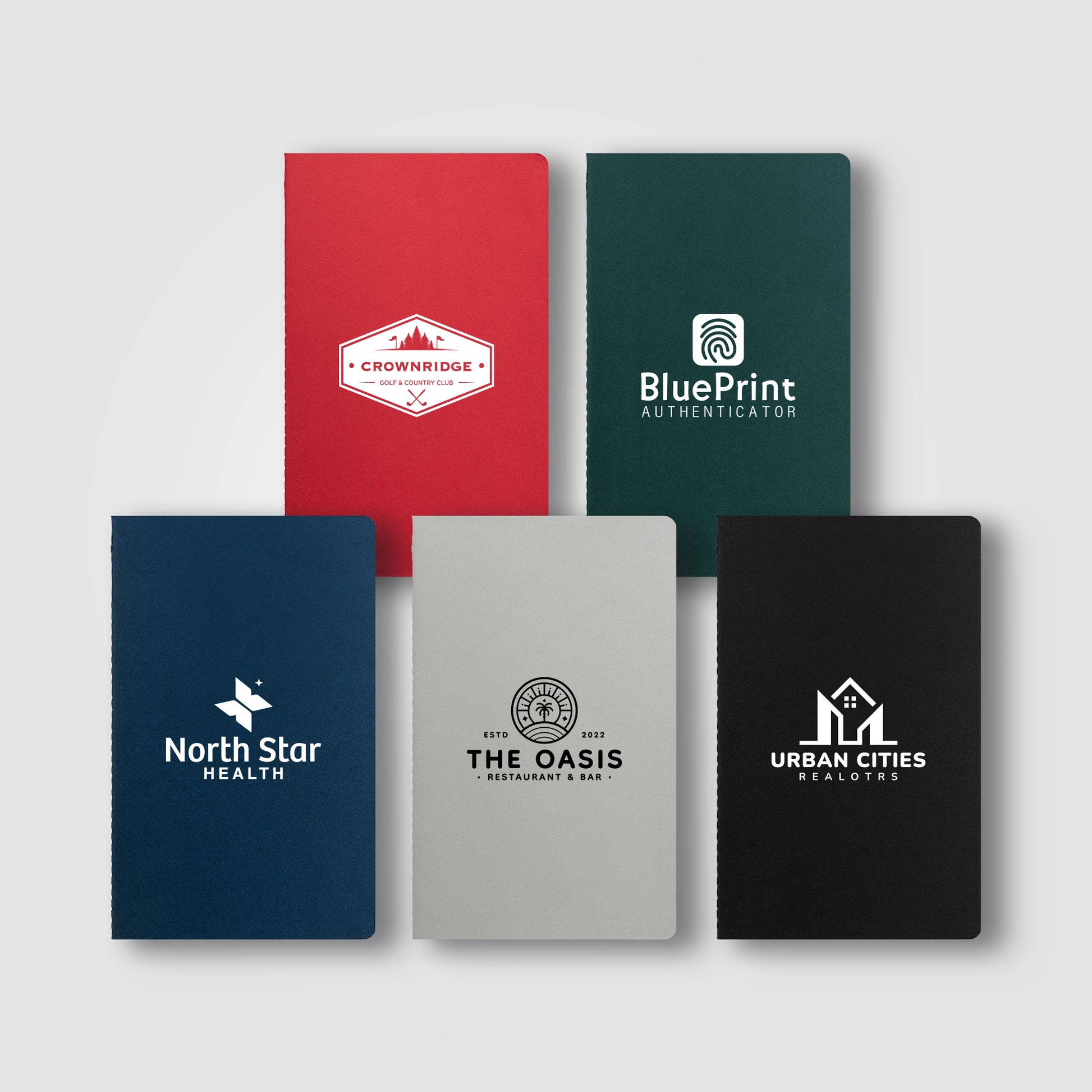 Image of the Rime FSC Paper Soft Cover Lined Notebook - A5 promotional product, SKU NCH.