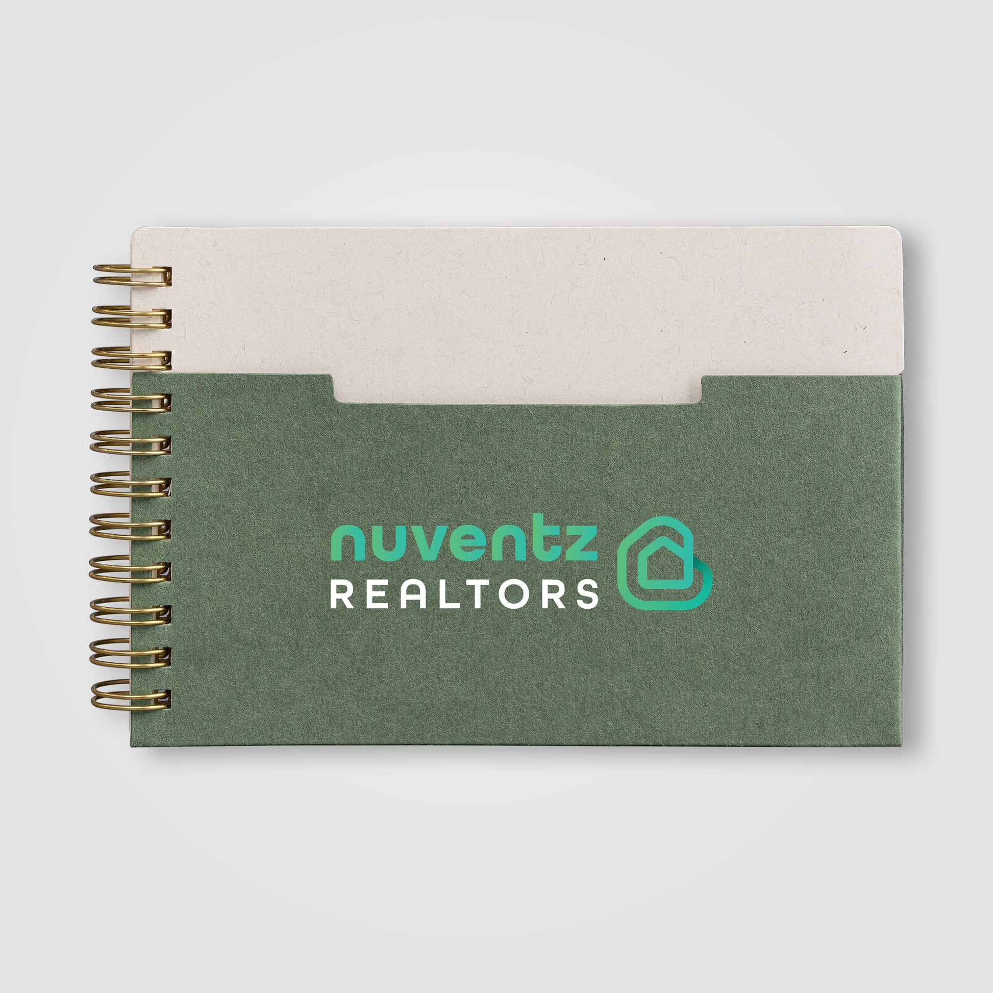 Lino FSC Paper Spiral Binding Horizontal Pocket Notebook - A6 -ColorJet-3
