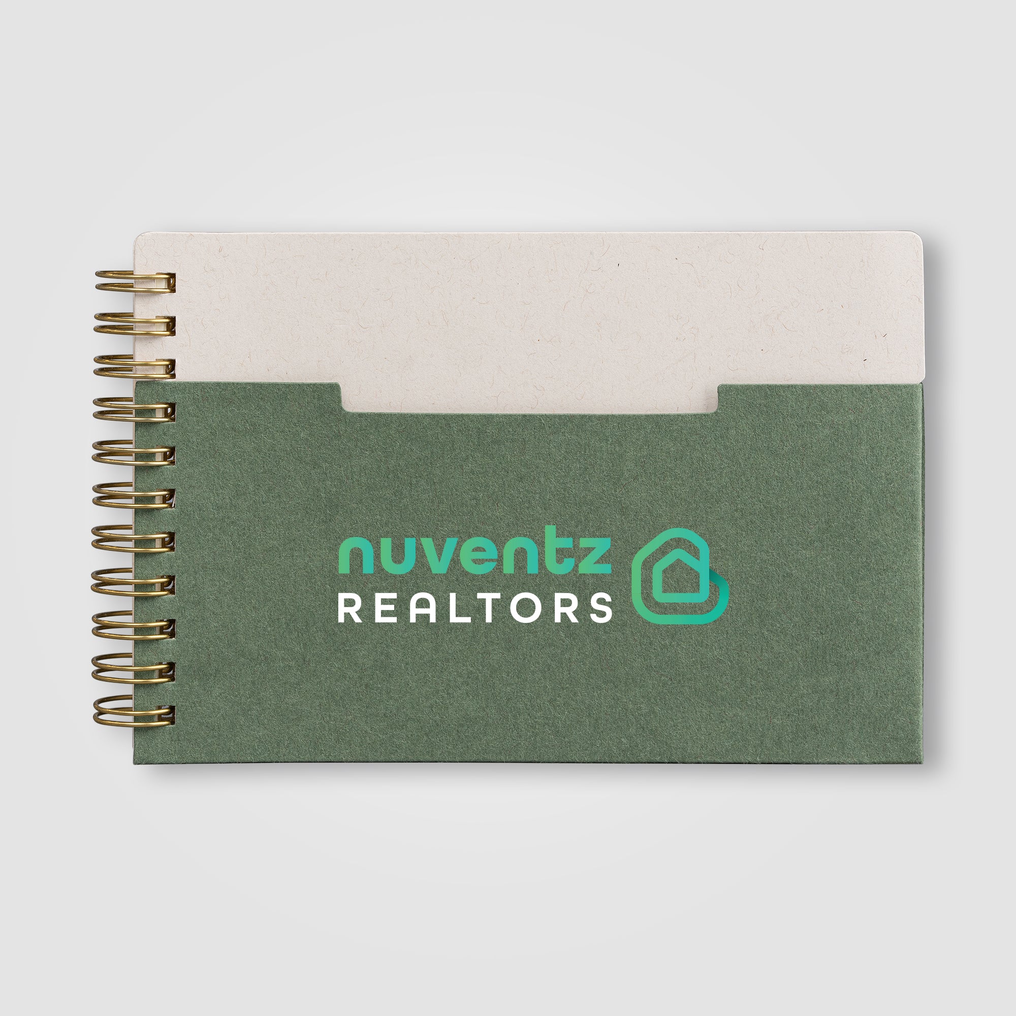 Lino FSC Paper Spiral Binding Horizontal Pocket Notebook - A6 -ColorJet-zoom-3