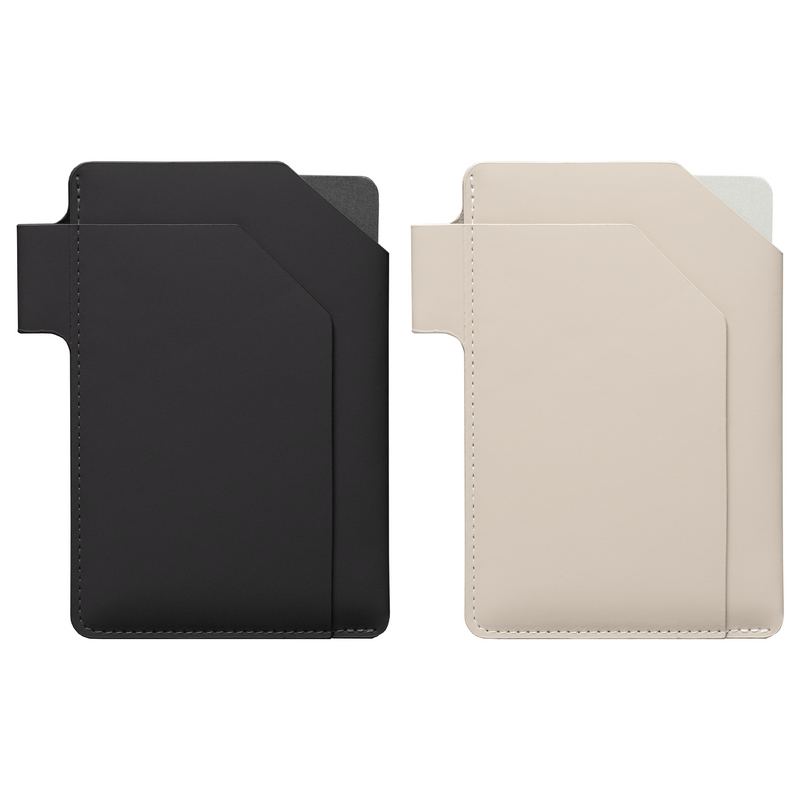 Malmö Recycled PU Passport Holder Notebook - A6 - Deboss-zoom-