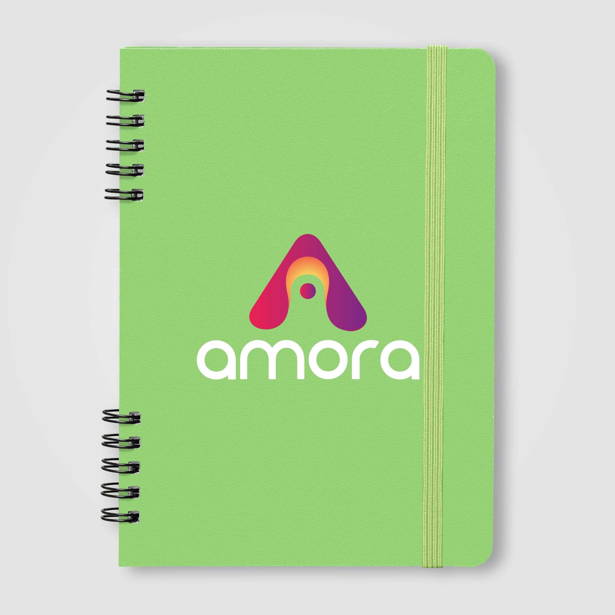 Jora Recycled Leather Spiral Bound Notebook - A5 - ColorJet