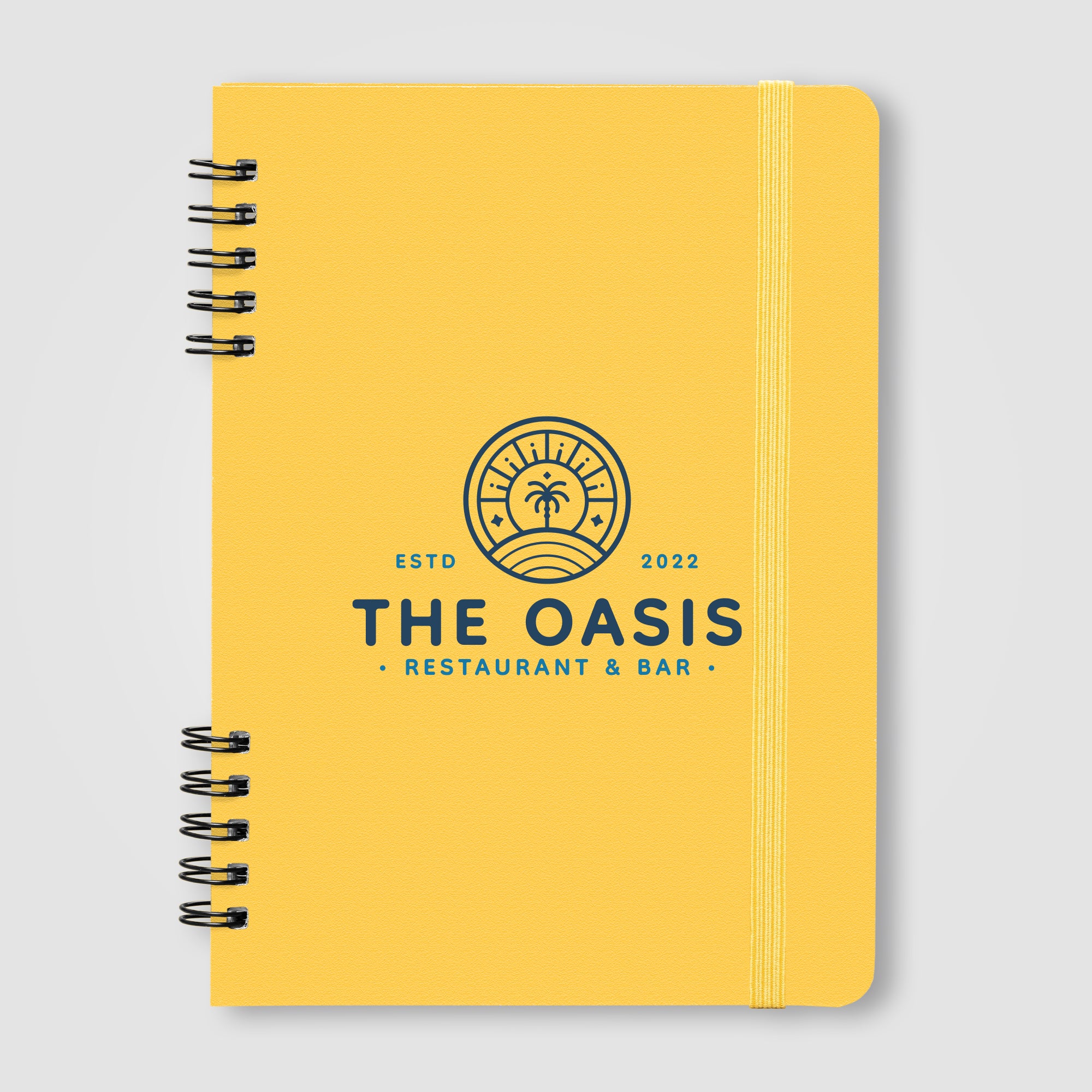 Jora Recycled Leather Spiral Bound Notebook - A5 - ColorJet-zoom-7