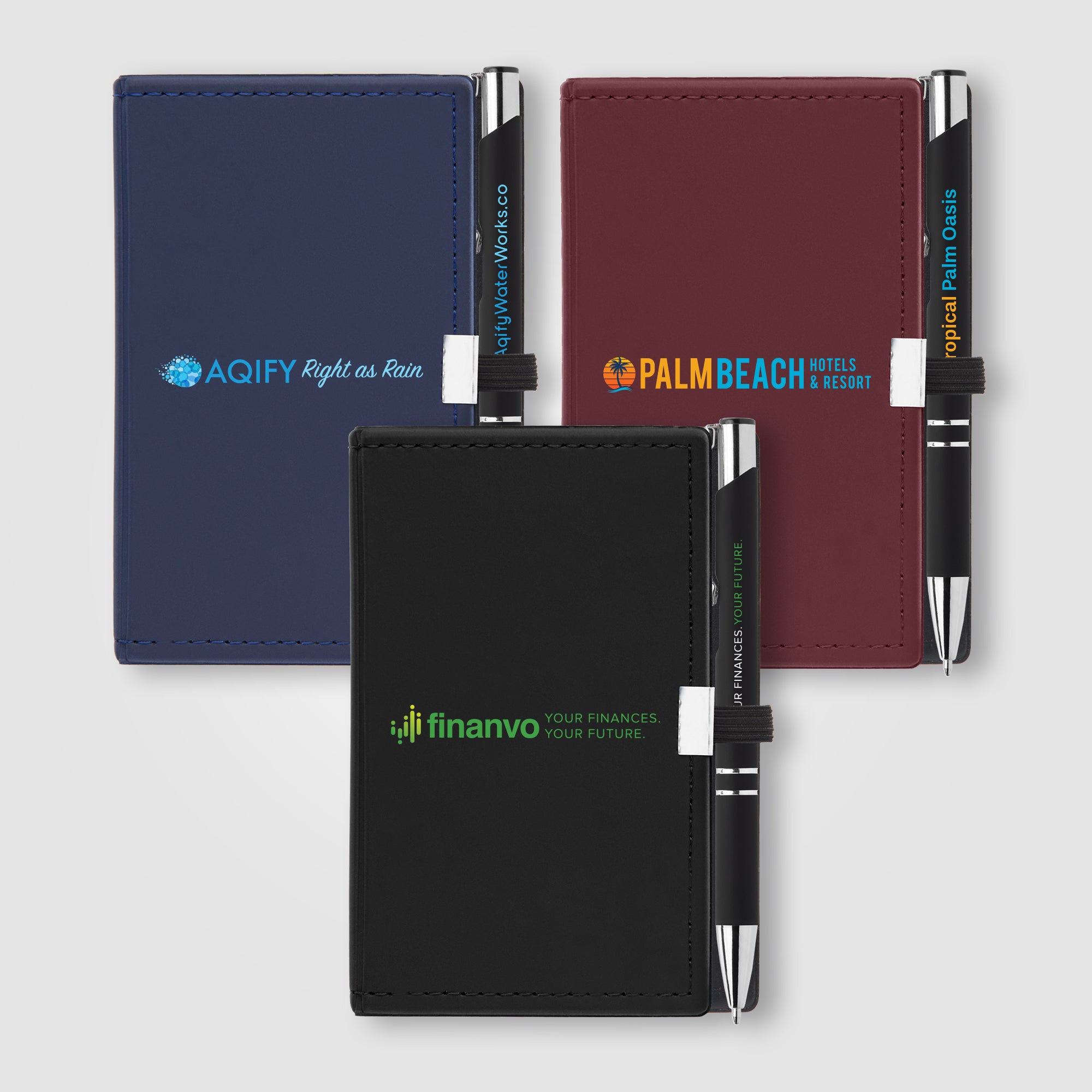 Image of the Note Caddy & Tres-Chic Pen Gift Set - ColorJet promotional product, SKU NOD-C.