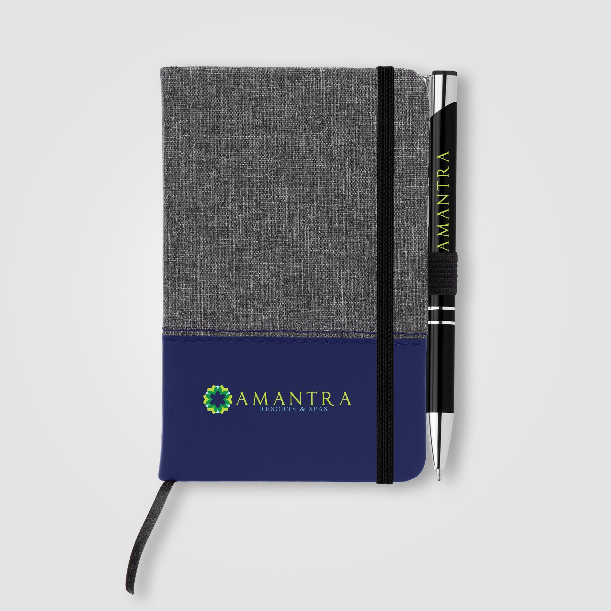 Twain Notebook & Tres-Chic Pen Gift Set - ColorJet-zoom-3