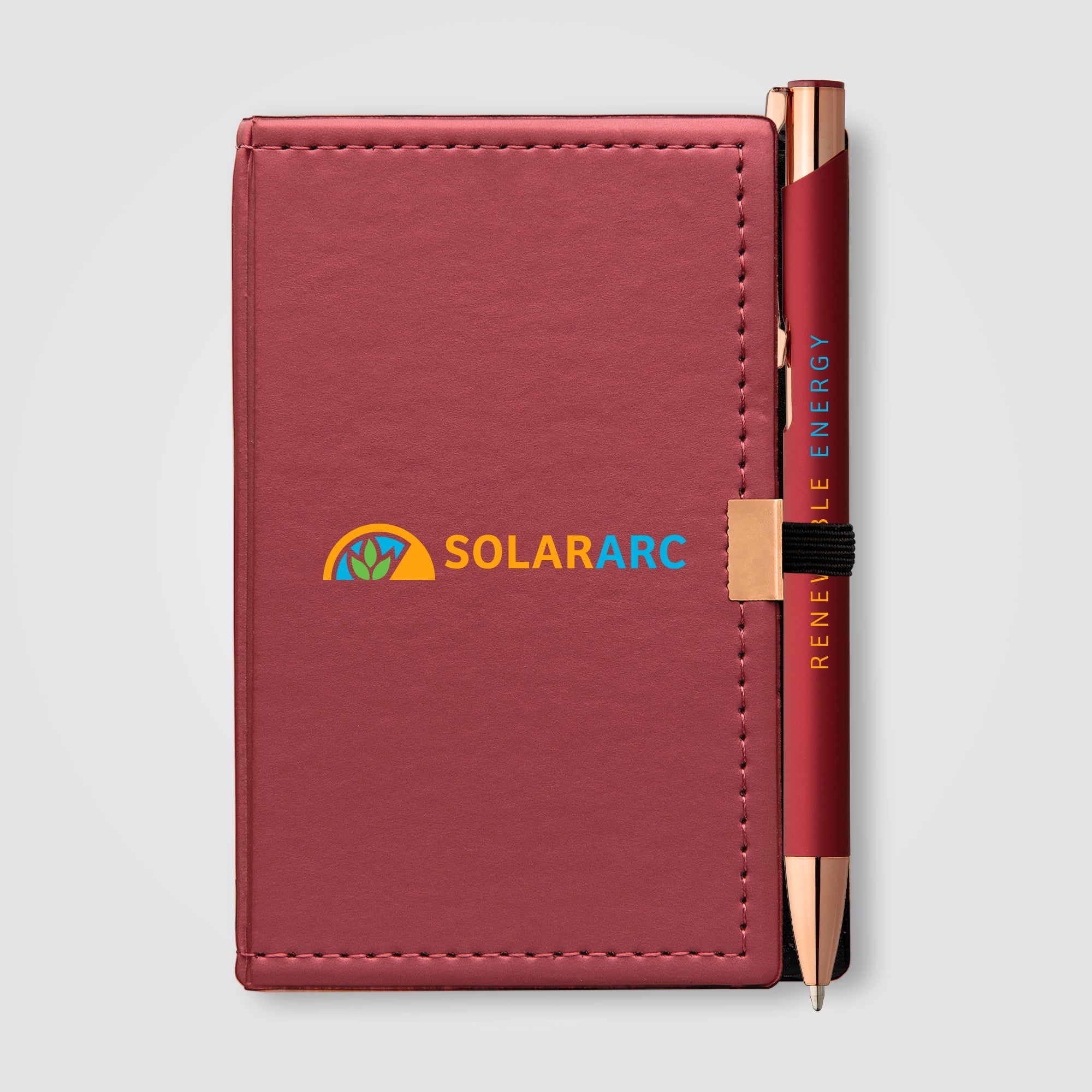 Note Caddy & Crosby Rose Gold Pen Gift Set - ColorJet-zoom-3