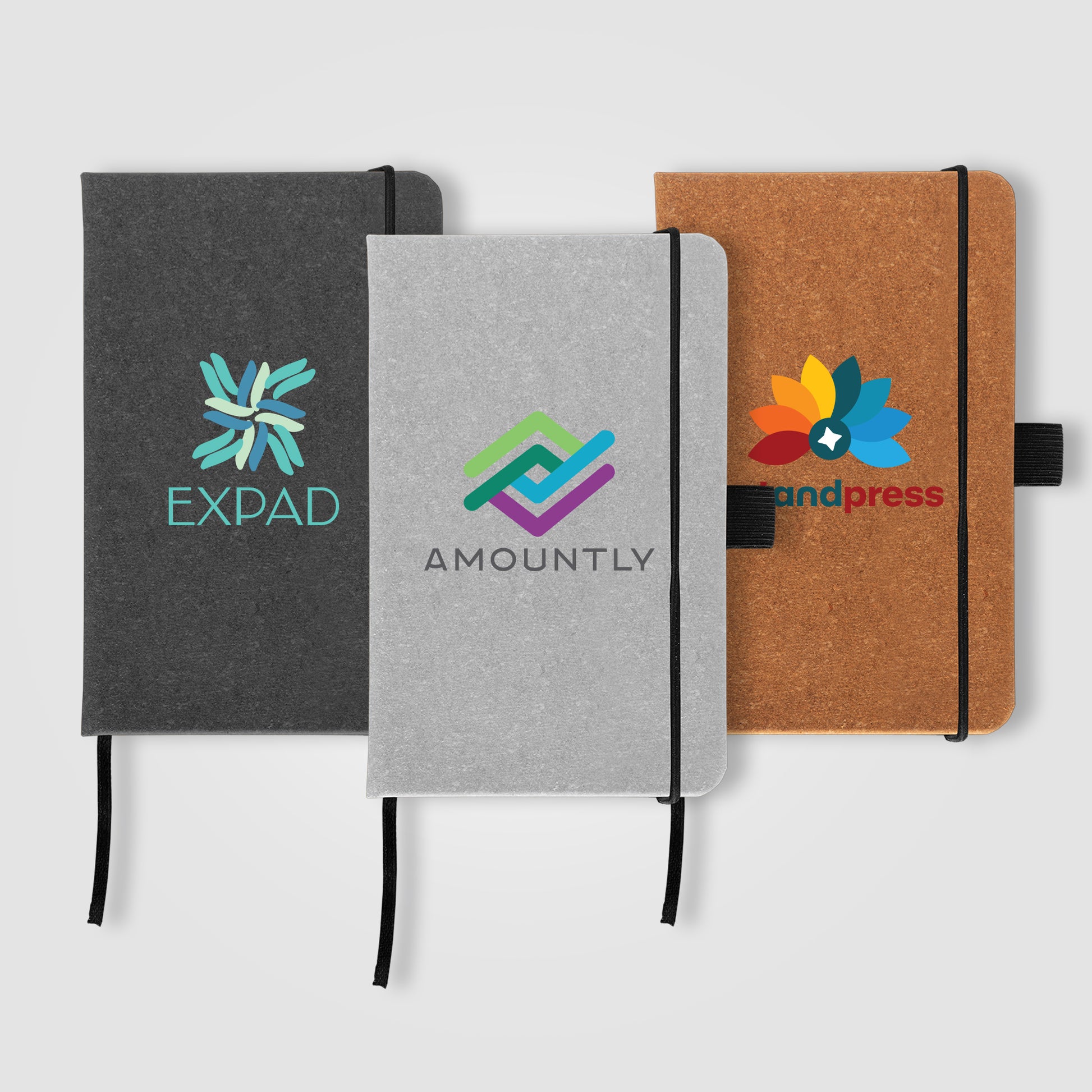 Carson 3.5" x 5.5" Recycled PU Leather Notebook - ColorJet-1