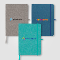 Image of the Melville 5.8" x 8.3" RPET Notebook - ColorJet promotional product, SKU NVX-C.