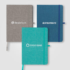 Image of the Melville 5.8" x 8.3" RPET Notebook promotional product, SKU NVX.