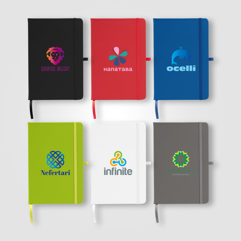 Wilde Recycled Hard Cover Journal - A5 5.5" x 8.3" - ColorJet-zoom-