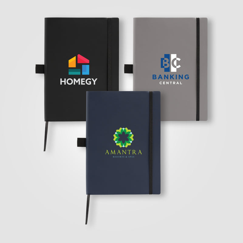 Hemingway Recycled Soft Cover Journal - A5 5.5" x 8.3" - ColorJet-zoom-