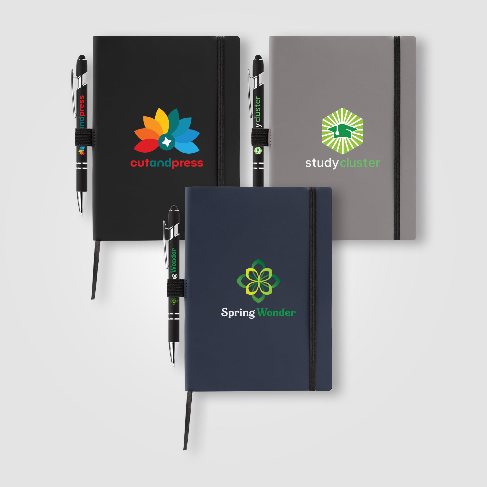 Image of the Hemingway Recycled Soft Cover Journal & Pen Set - A5 5.5" x 8.3" promotional product, SKU NWS-C.