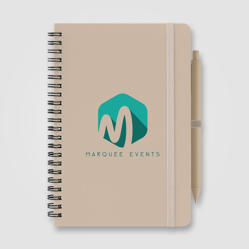 Höga Repreve Spiral Jotter Notepad - A5 - ColorJet-zoom-
