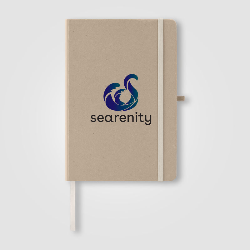 Terra Recycled Milk Carton Hard Cover Notebook - A5 -ColorJet-zoom-