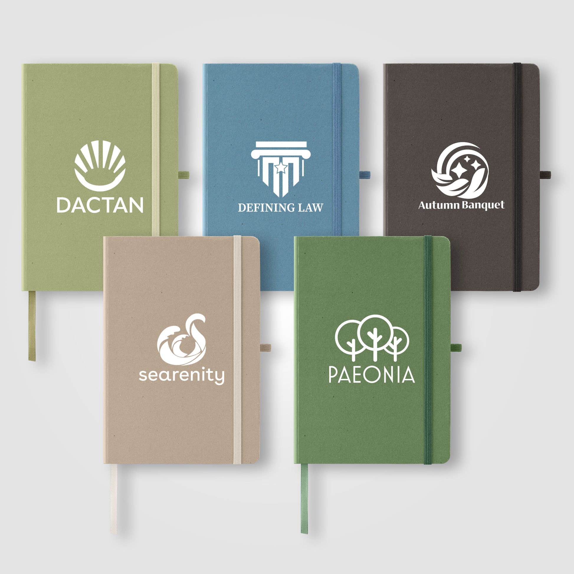 Image of the Terra Recycled Milk Carton Hard Cover Notebook - A5 promotional product, SKU NZG.