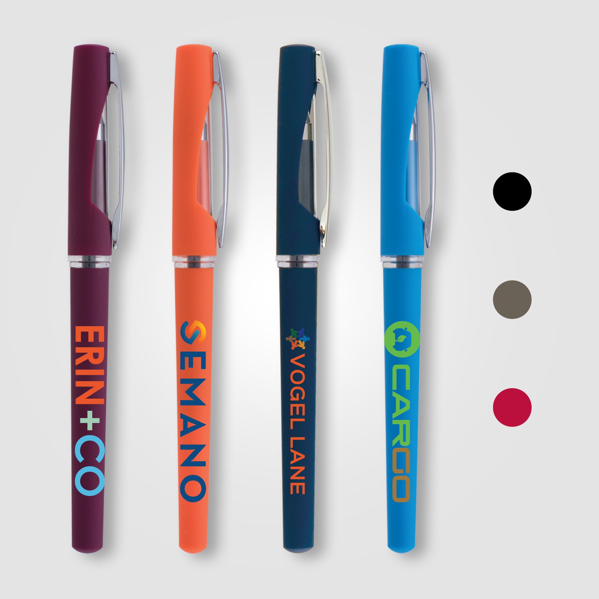 Image of the Portofino Softy Gel Pen - Full color promotional product, SKU PFP-C.