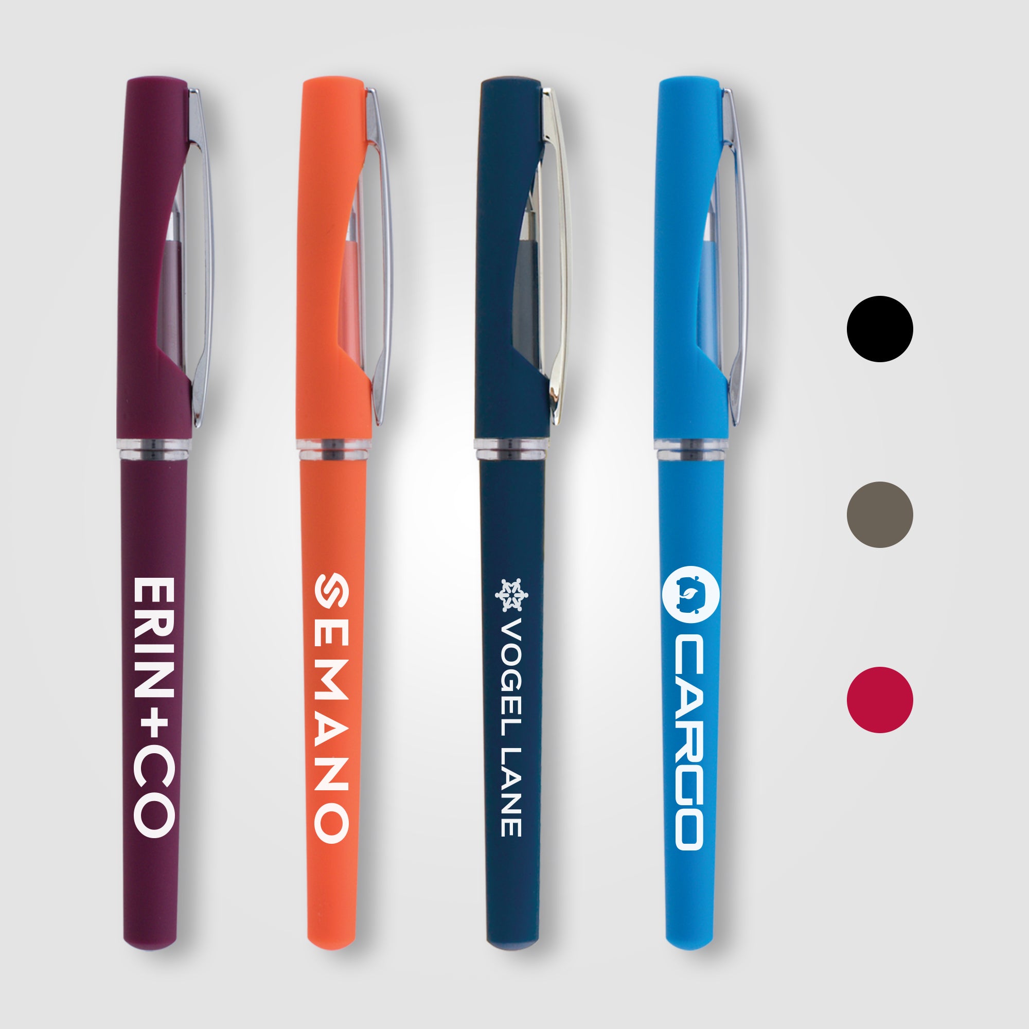 Image of the Portofino Softy Gel Pen promotional product, SKU PFP.