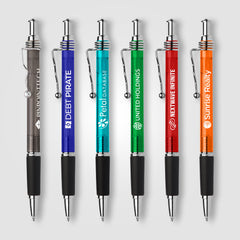 Image of the Jazz Pen w/ Squiggle Pocket Clip promotional product, SKU PSB.